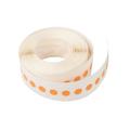 Ecolab Food Safety 1/4 in Orange Saturday Day Dot Roll 11006-06-00